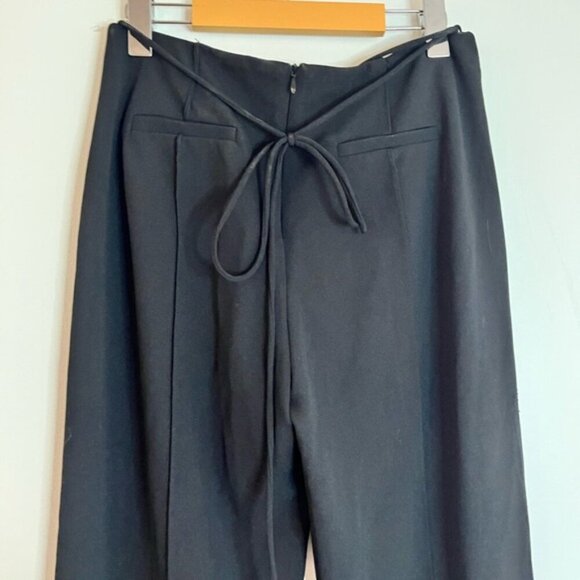 Princess Polly Black High-Waisted Wide-Leg Pants – Size US 8 (AU 12) - Picture 5 of 16